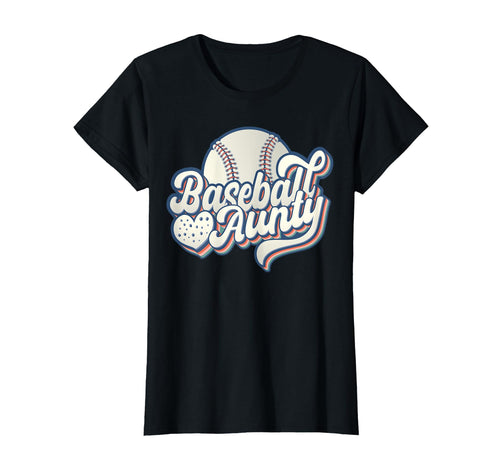 Baseball Aunty Funny Baseball Lover T-Shirt - Minimalist Print Men Women - T-Shirt, Sweatshirt, Hoodie