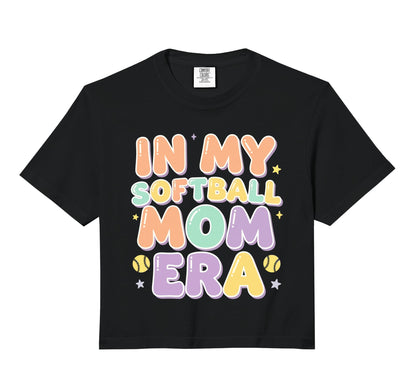My Softball Mom Era Softball Mama Hoodie - Casual Everyday Wear Men Women - T-Shirt, Sweatshirt, Hoodie
