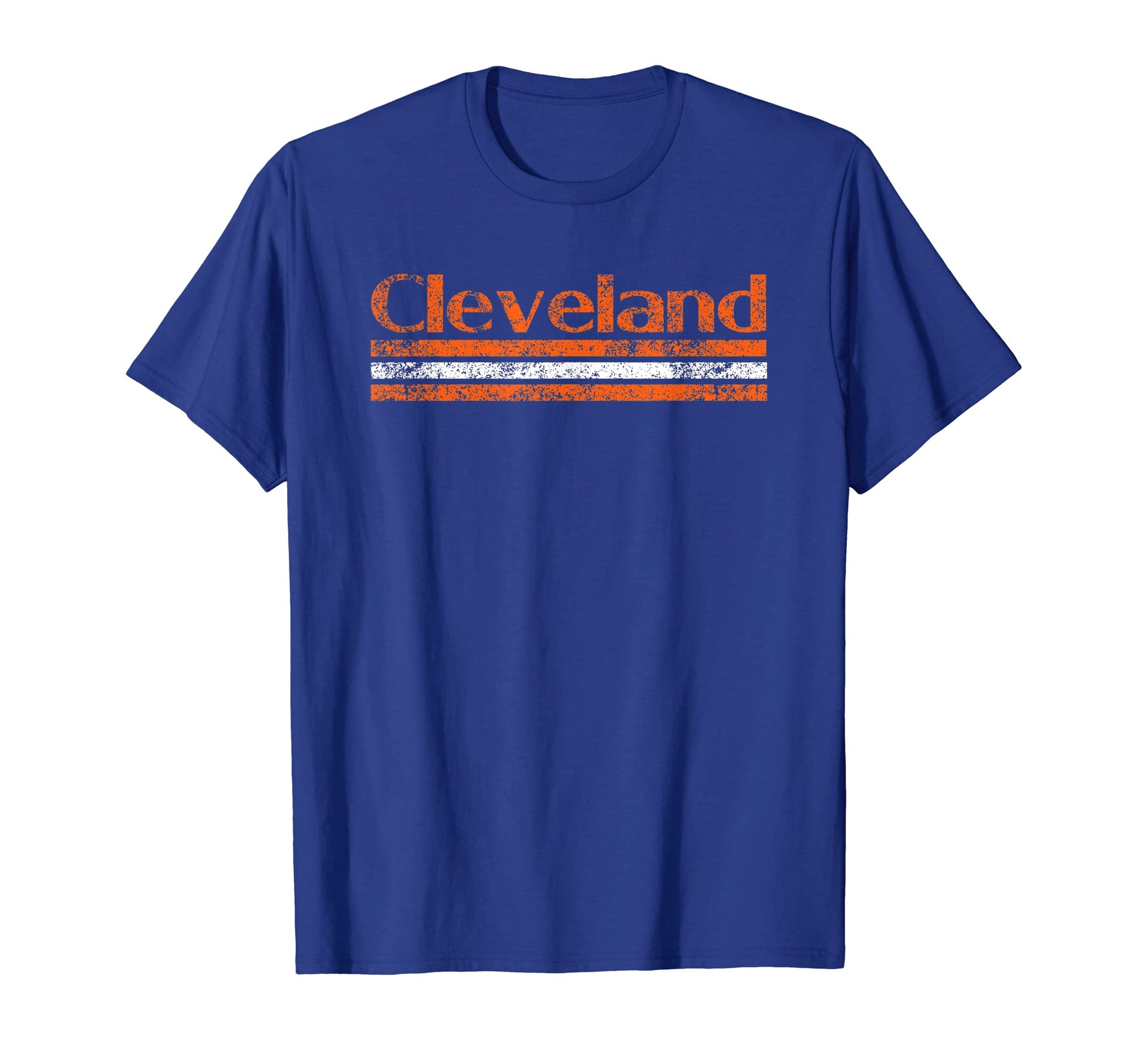 Cleveland Ohio Weathered Stripe T-Shirt - Minimalist Print Men Women - T-Shirt, Sweatshirt, Hoodie