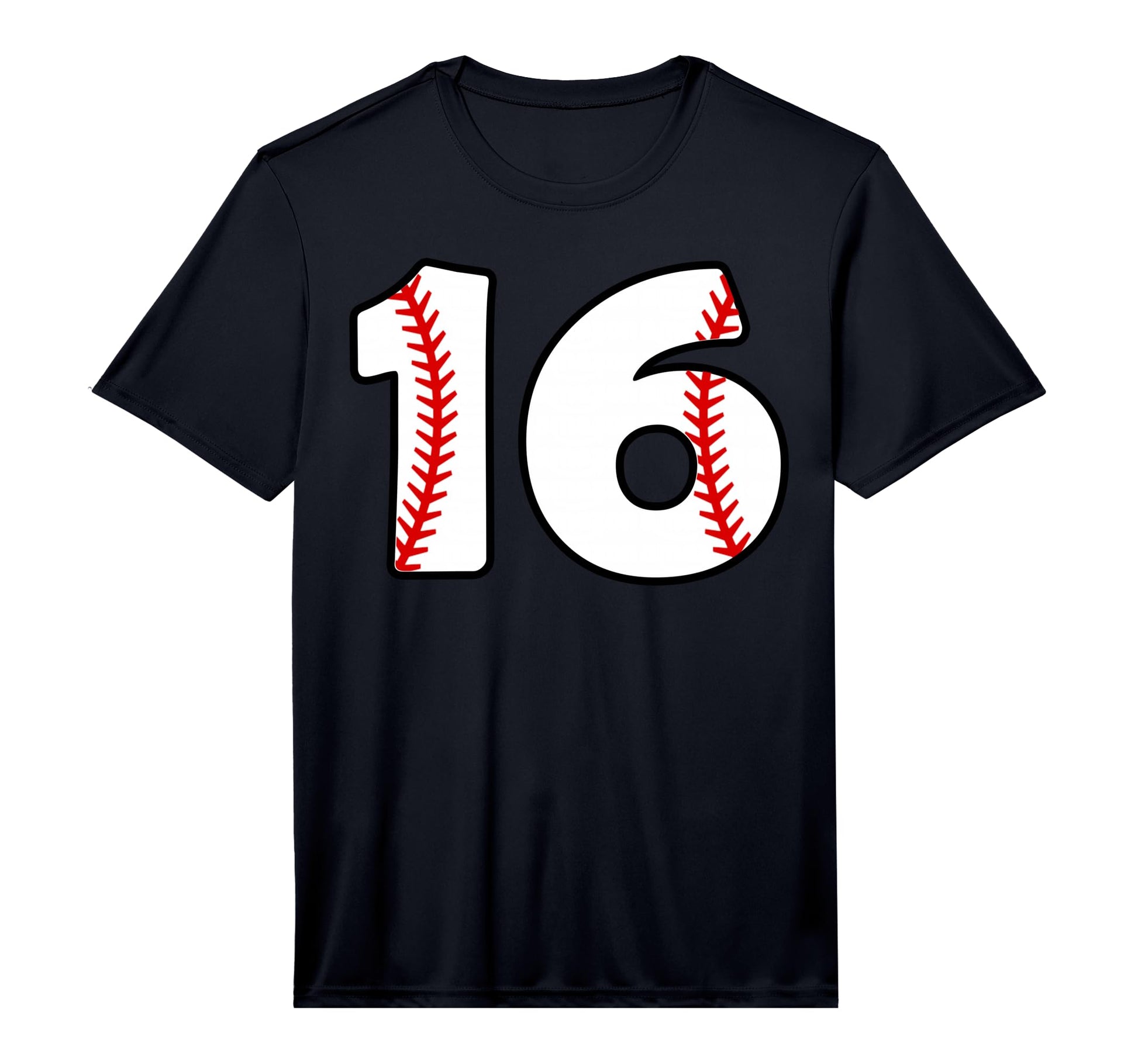 Sixteeth Birthday 16Th Baseball T-Shirt - Minimalist Print for Adults - T-Shirt, Sweatshirt, Hoodie