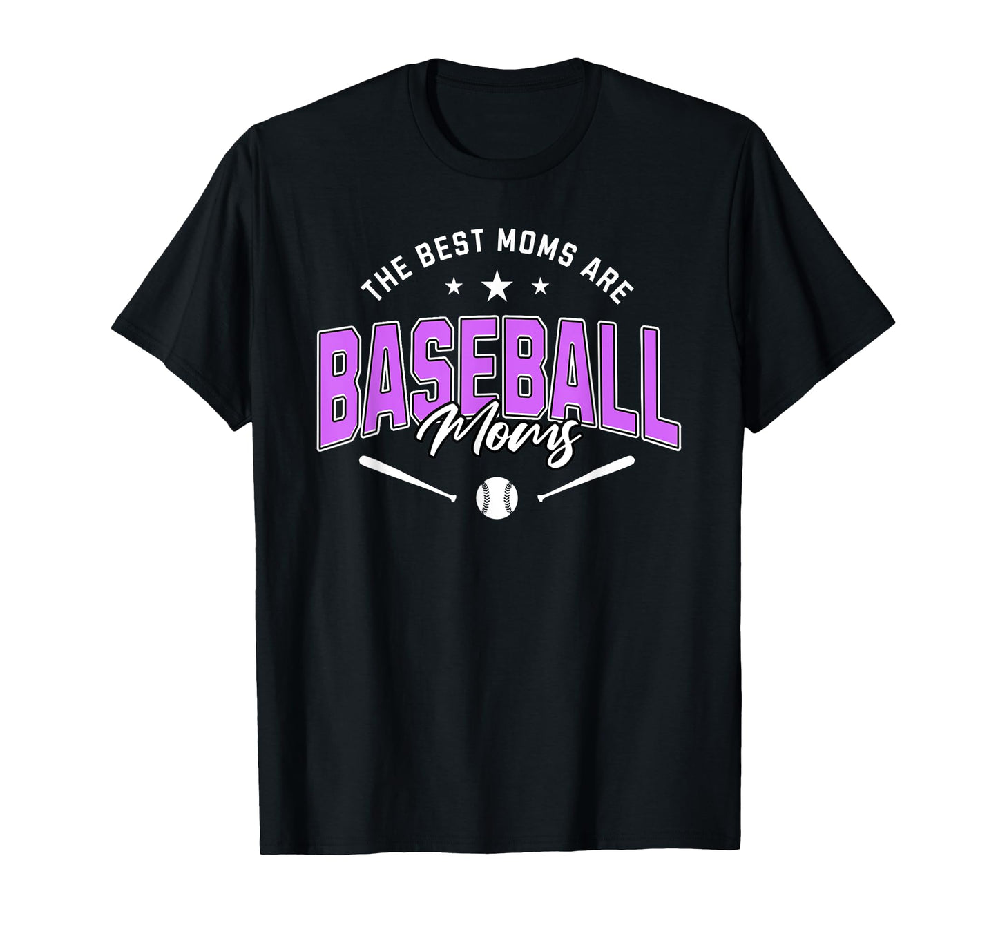 Baseball Mom Best Moms Are Baseball T-Shirt - Aesthetic Graphic for Adults - T-Shirt, Sweatshirt, Hoodie