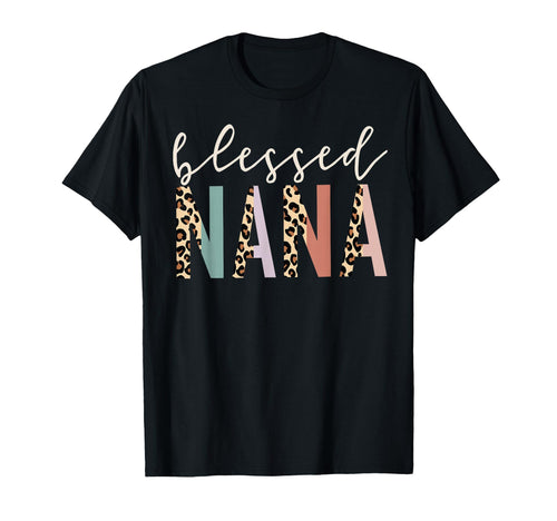 Blessed Nana Leopard Small T-Shirt - Custom Art Print Unisex - T-Shirt, Sweatshirt, Hoodie
