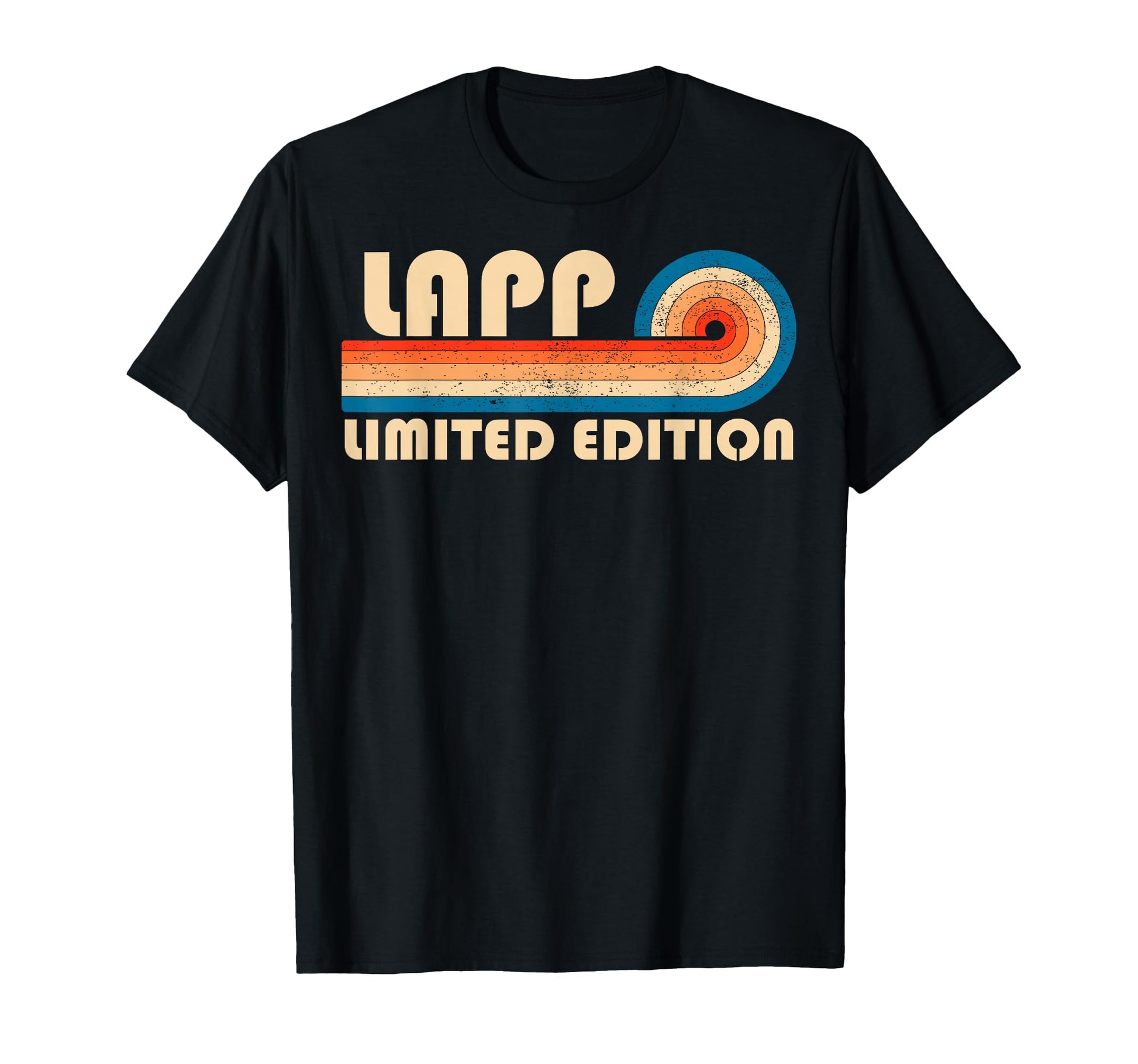 Lapp 70S 80S Sunset Stripe T-Shirt - Fun Novelty Design for Adults - T-Shirt, Sweatshirt, Hoodie