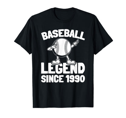 Birthday Player Team Sport Baseballer T-Shirt - Trendy Graphic for Adults - T-Shirt, Sweatshirt, Hoodie