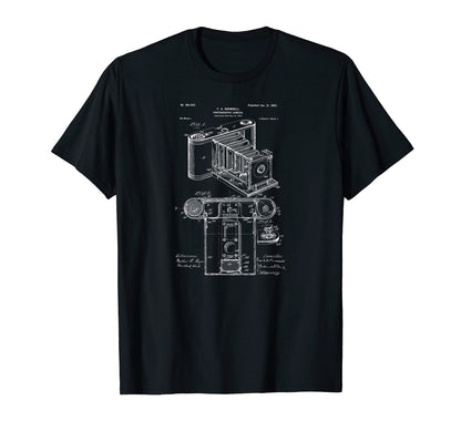 Patent 1902 Camera Photographer Gift T-Shirt - Streetwear Style Men Women - T-Shirt, Sweatshirt, Hoodie