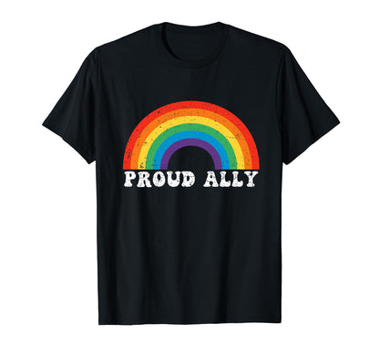 Lgbt Proud Ally Gay Pride Lgbt T-Shirt - Fun Novelty Design for Adults - T-Shirt, Sweatshirt, Hoodie