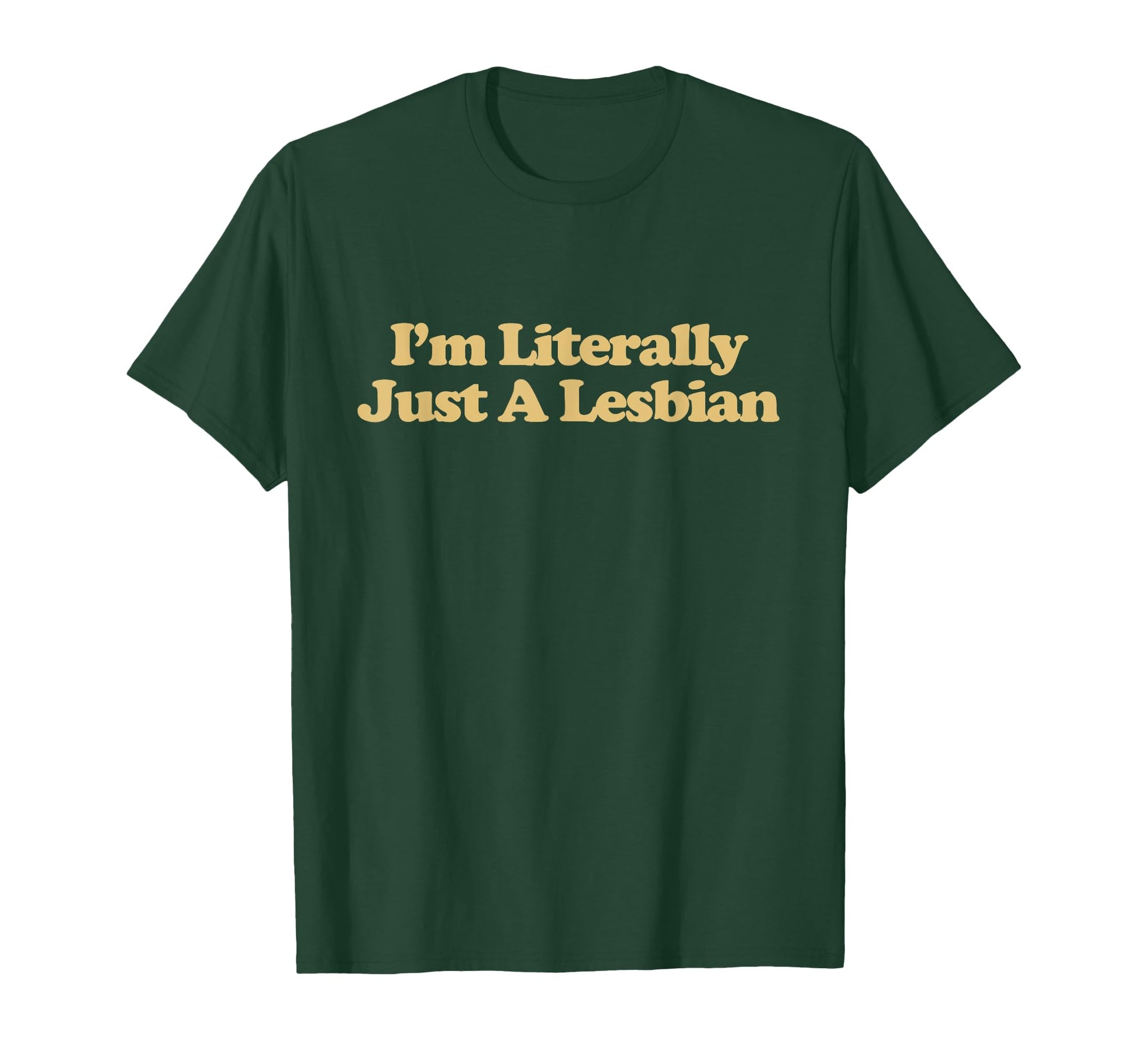 Im Literally Just Lesbian Y2K T-Shirt - Casual Everyday Wear for Adults - T-Shirt, Sweatshirt, Hoodie
