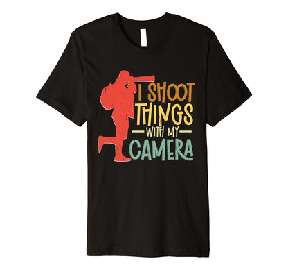 Photo Camera Photographer Flash T-Shirt - Novelty Apparel for Adults - T-Shirt, Sweatshirt, Hoodie