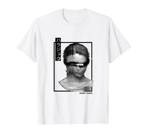 Vaporwave Statue Aesthetic Art Glitch T-Shirt - Minimalist Print Men Women - T-Shirt, Sweatshirt, Hoodie