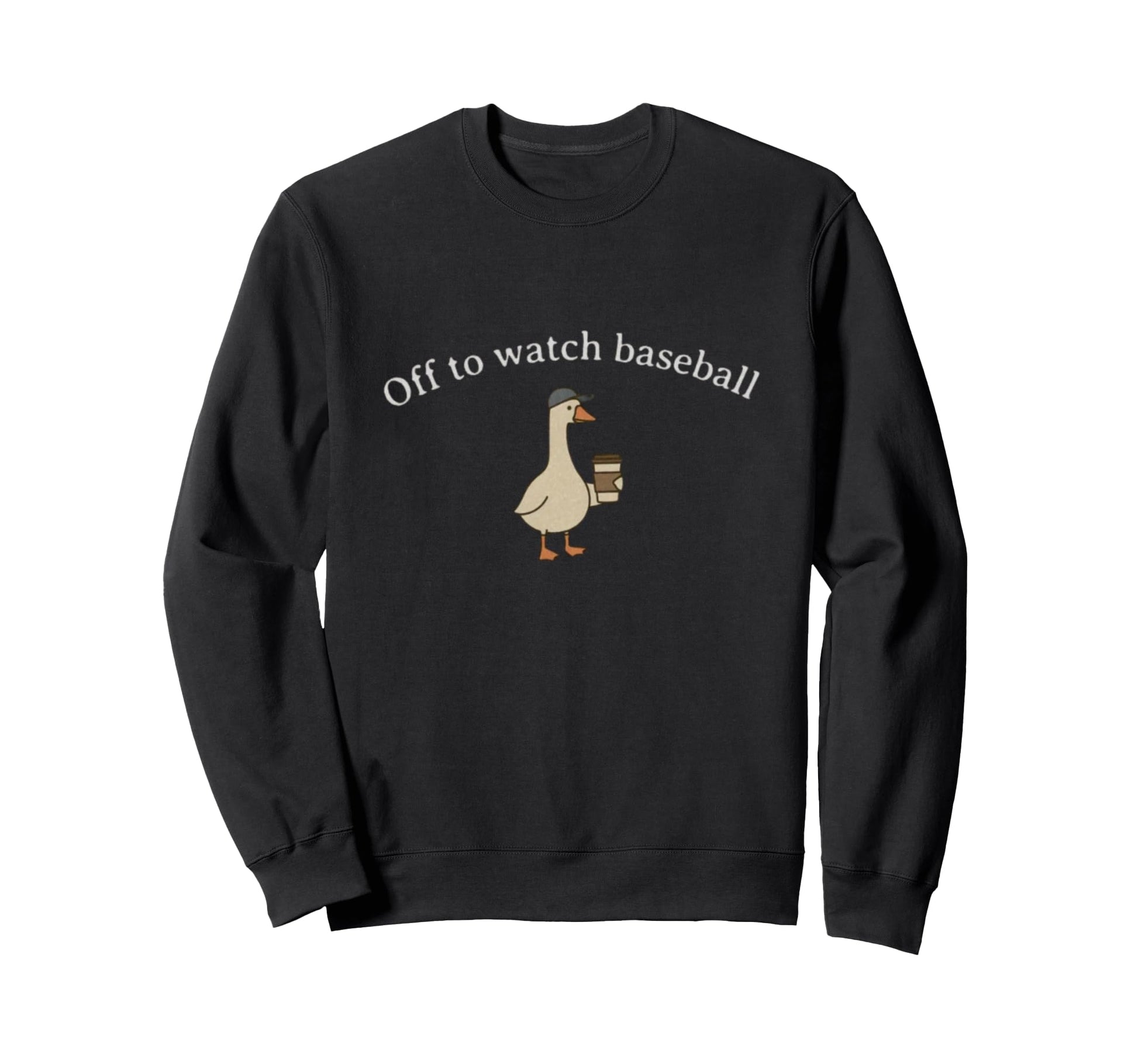 Off To Watch Baseball Funny Baseball Sweatshirt - Aesthetic Graphic Unisex - T-Shirt, Sweatshirt, Hoodie
