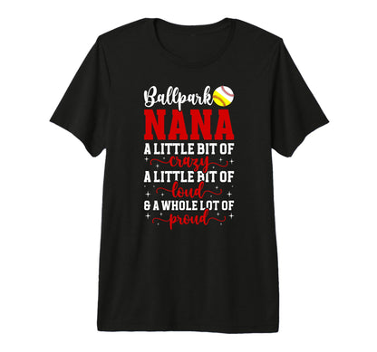 Ballpark Nana Definition Baseball T-Shirt - Casual Everyday Wear Unisex - T-Shirt, Sweatshirt, Hoodie