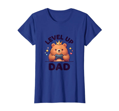 Level Up Dad Funny Fathers Day T-Shirt - Minimalist Print Men Women - T-Shirt, Sweatshirt, Hoodie