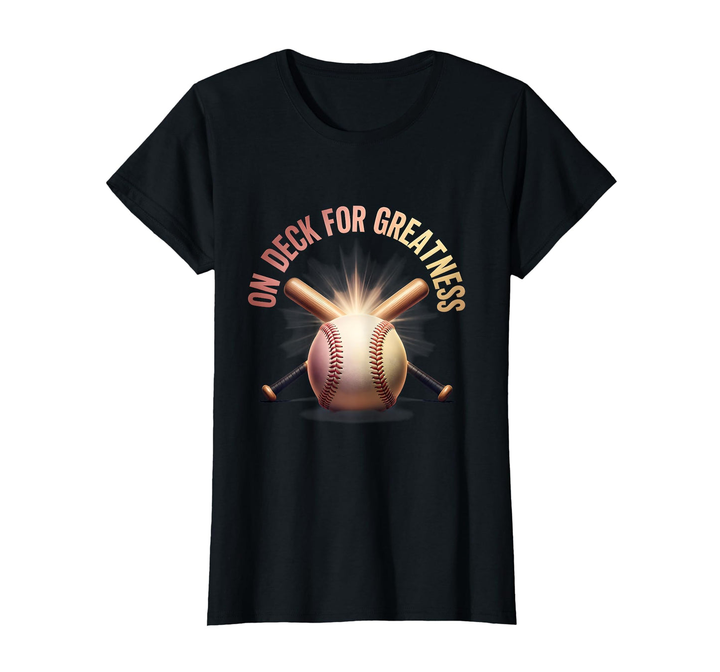 Deck Greatness Baseball Mom T-Shirt - Custom Art Print Unisex - T-Shirt, Sweatshirt, Hoodie