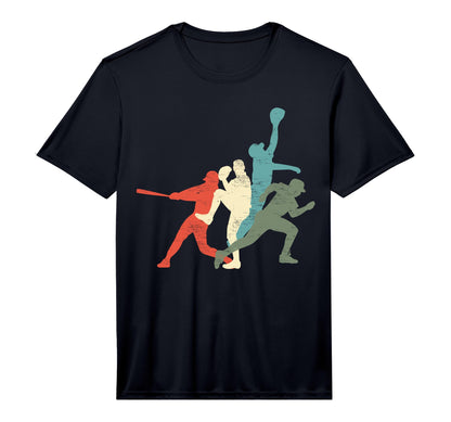 Baseball Catcher Pitcher Batter T-Shirt - Aesthetic Graphic Men Women - T-Shirt, Sweatshirt, Hoodie