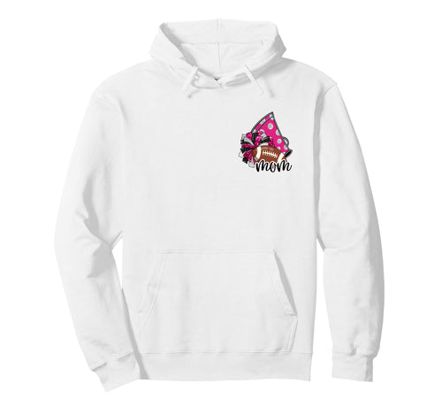 Cheerleader Mom Game Day Cheer Front Hoodie - Minimalist Print Men Women - T-Shirt, Sweatshirt, Hoodie