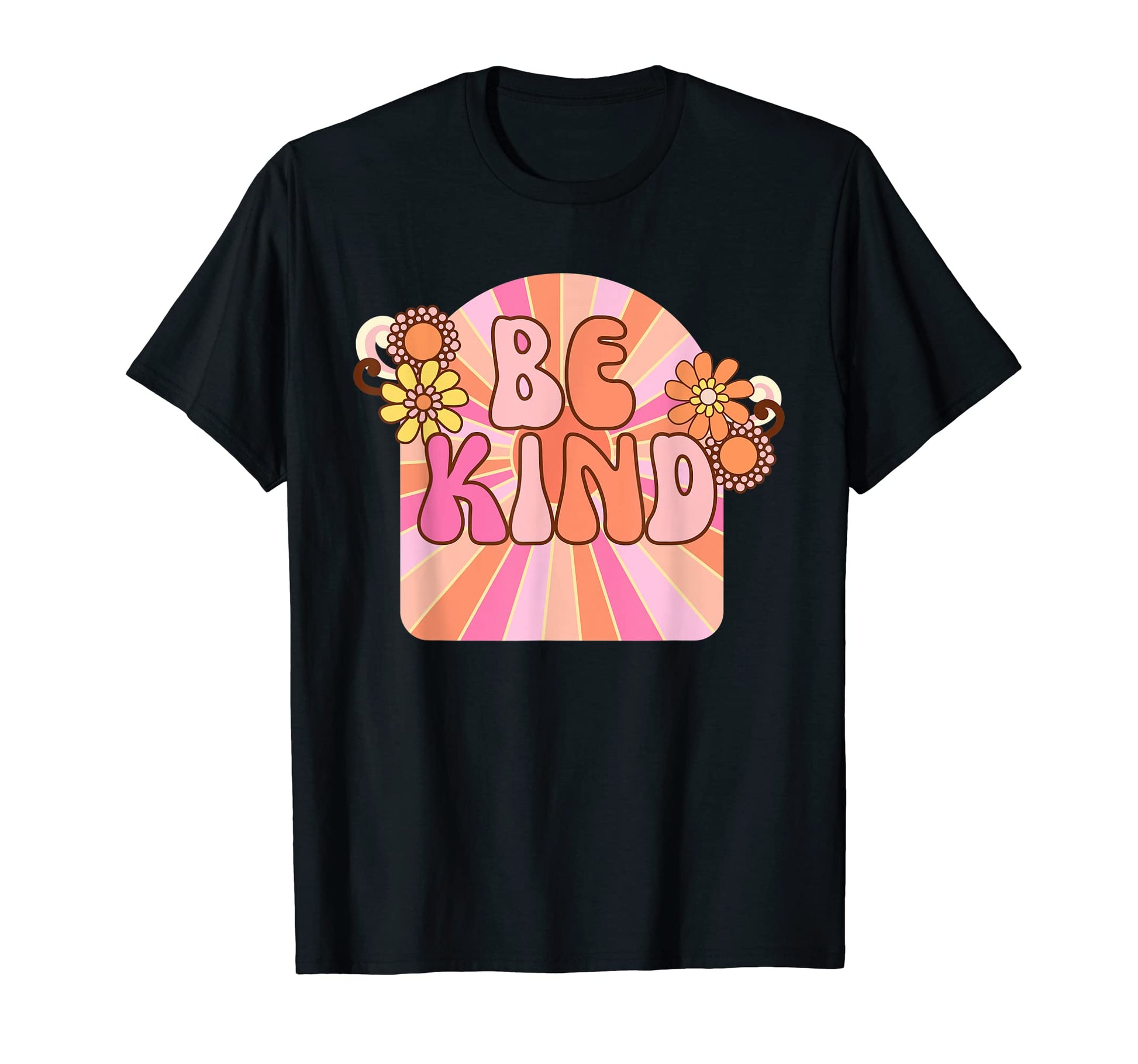 Be Kind Rainbow Positive Quotes T-Shirt - Fun Novelty Design Unisex - T-Shirt, Sweatshirt, Hoodie