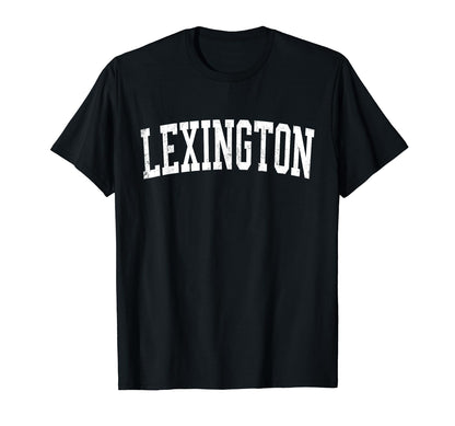 Lexington Sc Distressed White Varsity T-Shirt - Custom Art Print for Adults - T-Shirt, Sweatshirt, Hoodie