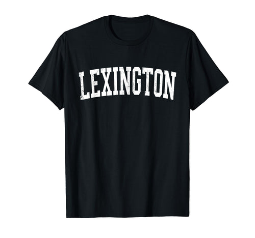 Lexington Sc Distressed White Varsity T-Shirt - Custom Art Print for Adults - T-Shirt, Sweatshirt, Hoodie
