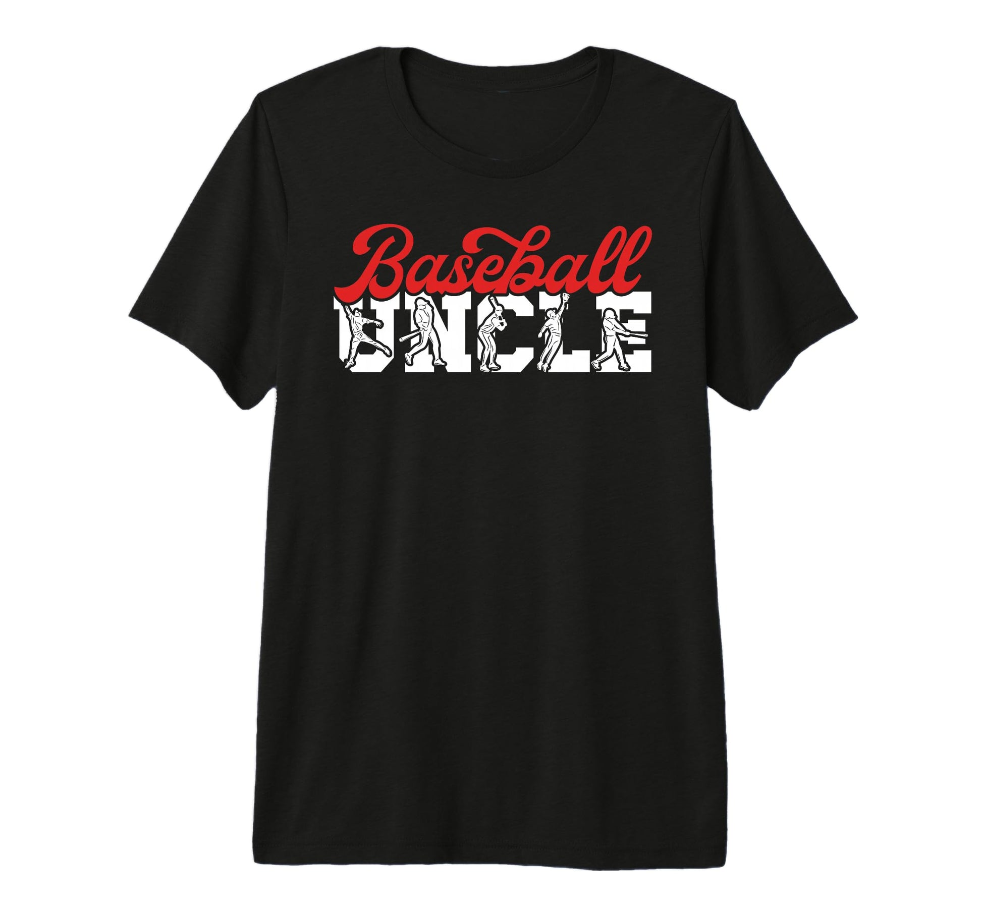 Mens Baseball Uncle Best Uncle Baseball T-Shirt - Graphic Print for Adults - T-Shirt, Sweatshirt, Hoodie