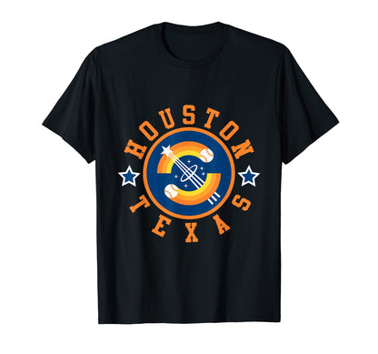 Houston Texas Tx H Town Color Stripes T-Shirt - Casual Everyday Wear Unisex - T-Shirt, Sweatshirt, Hoodie