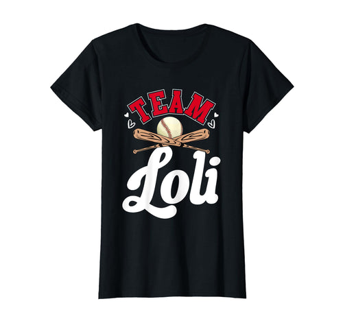 Team Loli Mothers Day Baseball Softball T-Shirt - Minimalist Print Unisex - T-Shirt, Sweatshirt, Hoodie