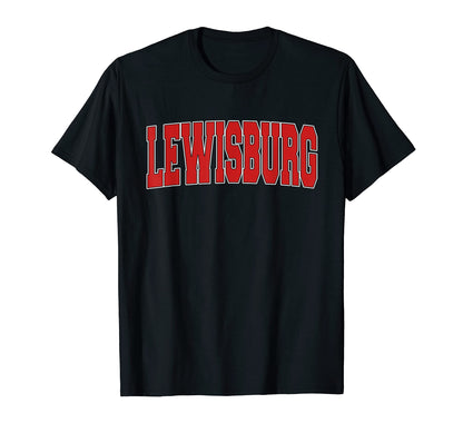 Lewisburg Tn Tennessee Varsity Usa T-Shirt - Custom Art Print for Adults - T-Shirt, Sweatshirt, Hoodie