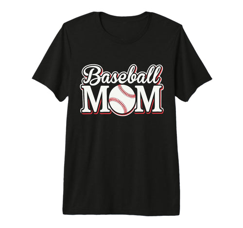 Baseball Mom Tri Blend T-Shirt - Casual Everyday Wear for Adults - T-Shirt, Sweatshirt, Hoodie