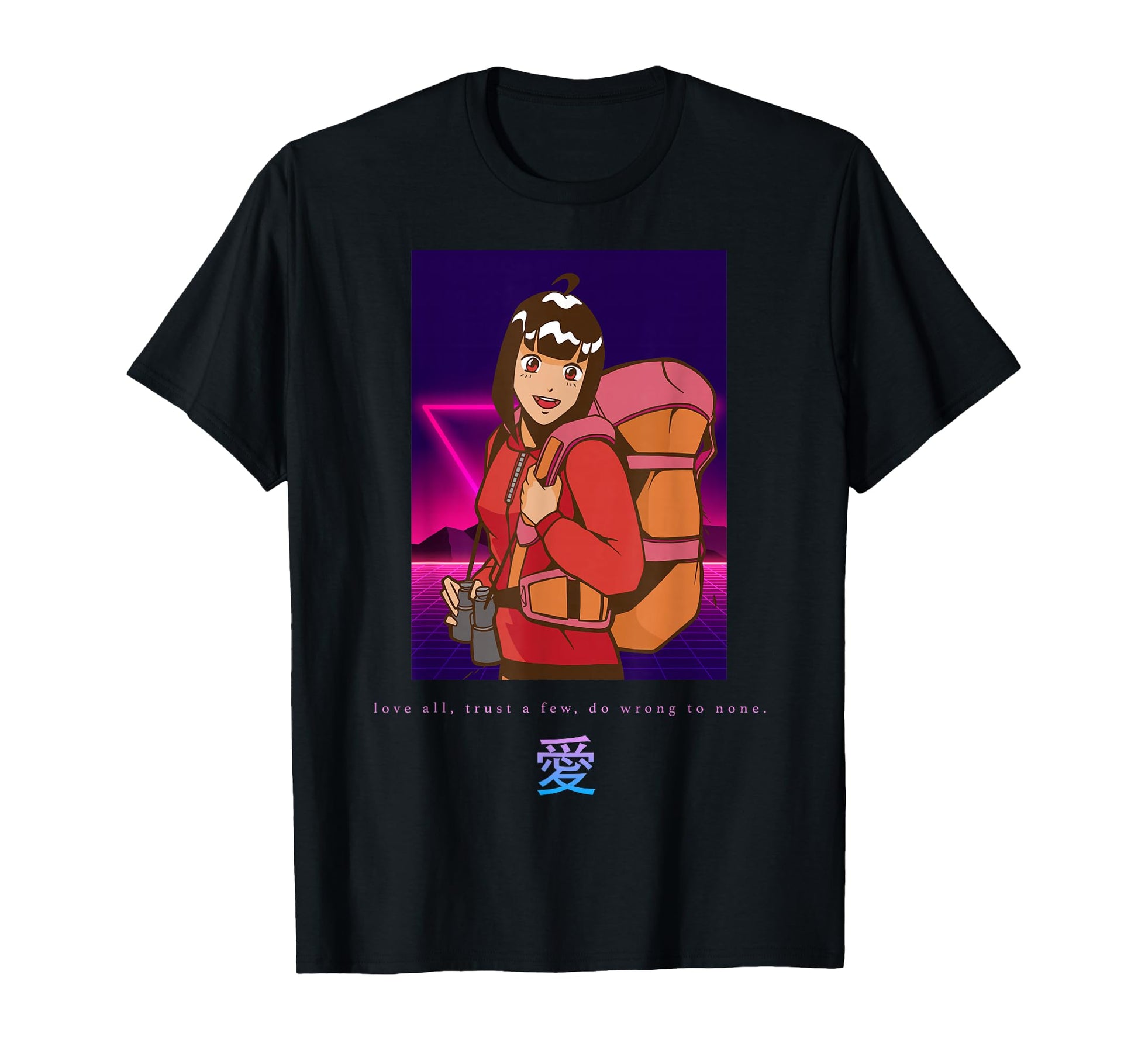 Anime Love Japanese Aesthetic T-Shirt - Minimalist Print for Adults - T-Shirt, Sweatshirt, Hoodie
