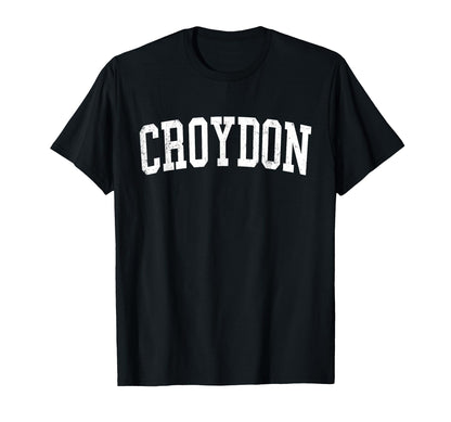 Croydon Pa Distressed White T-Shirt - Casual Everyday Wear Men Women - T-Shirt, Sweatshirt, Hoodie