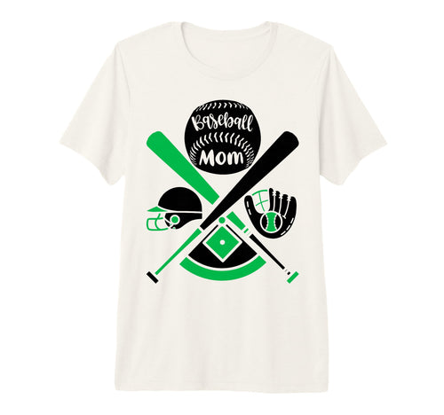 Baseball Mom Sports Mother Mom Sport T-Shirt - Aesthetic Graphic Unisex - T-Shirt, Sweatshirt, Hoodie