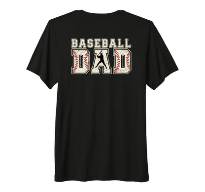 Baseball Dad Patriotic Fathers Day T-Shirt - Streetwear Style Men Women - T-Shirt, Sweatshirt, Hoodie