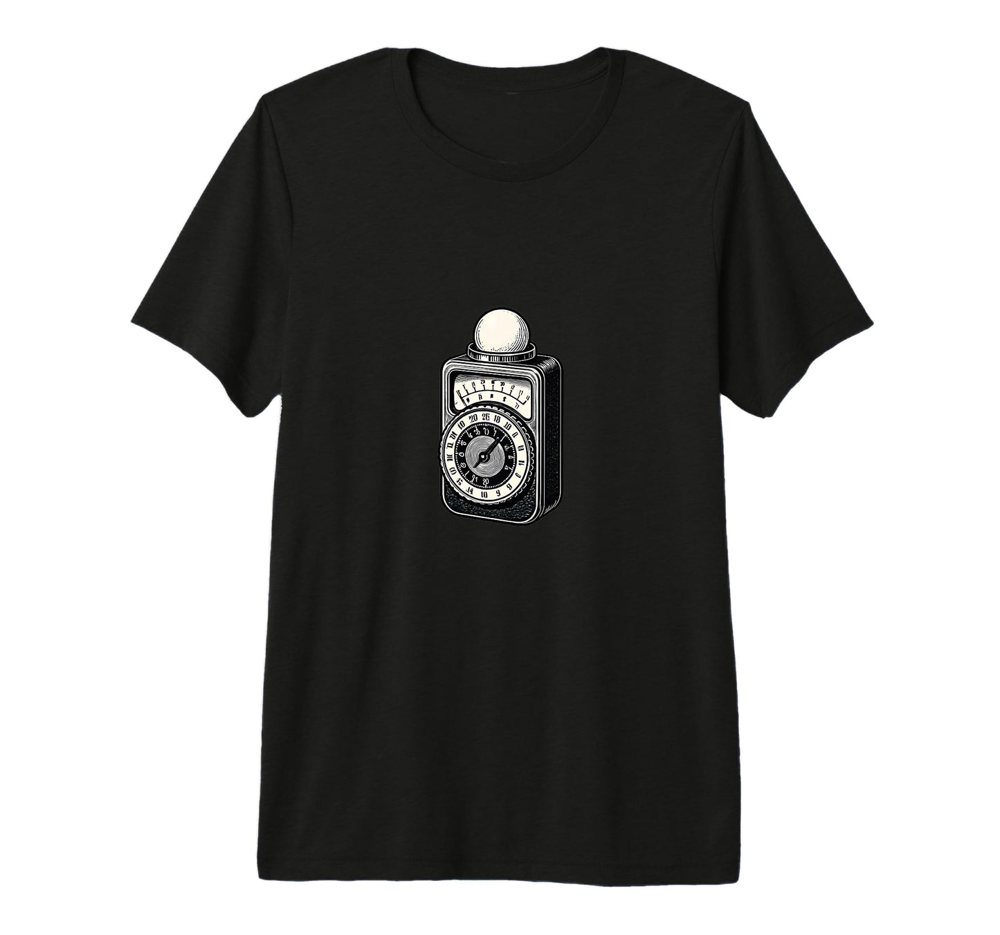 Analog Light Meter Photography Exposure T-Shirt - Graphic Print Men Women - T-Shirt, Sweatshirt, Hoodie