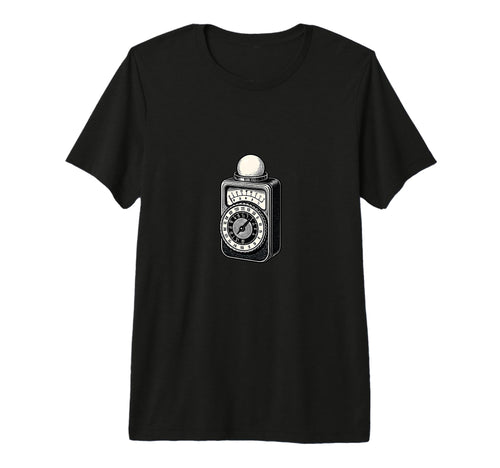 Analog Light Meter Photography Exposure T-Shirt - Graphic Print Men Women - T-Shirt, Sweatshirt, Hoodie