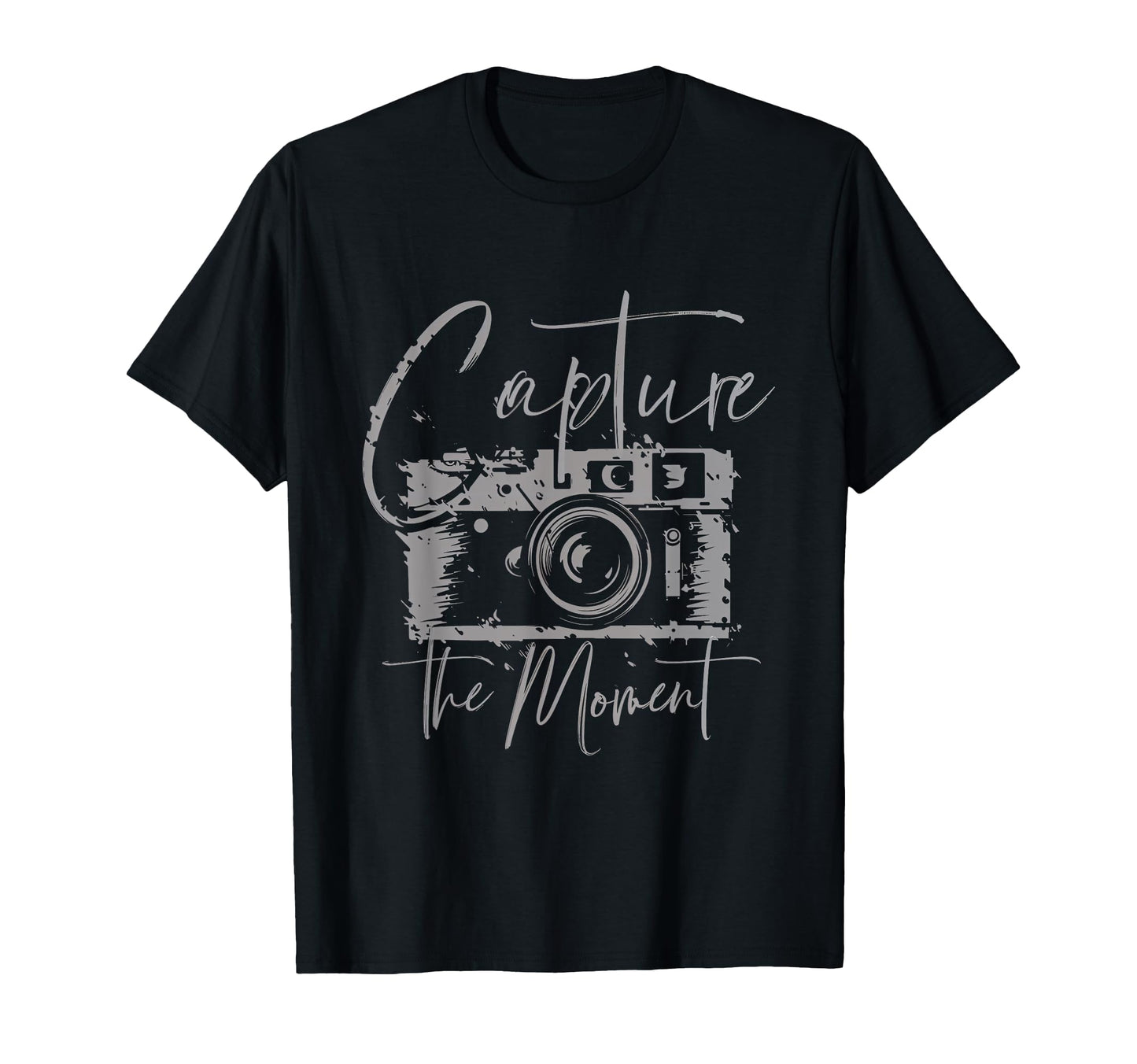 Capture Moment Photography Camera T-Shirt - Aesthetic Graphic Men Women - T-Shirt, Sweatshirt, Hoodie