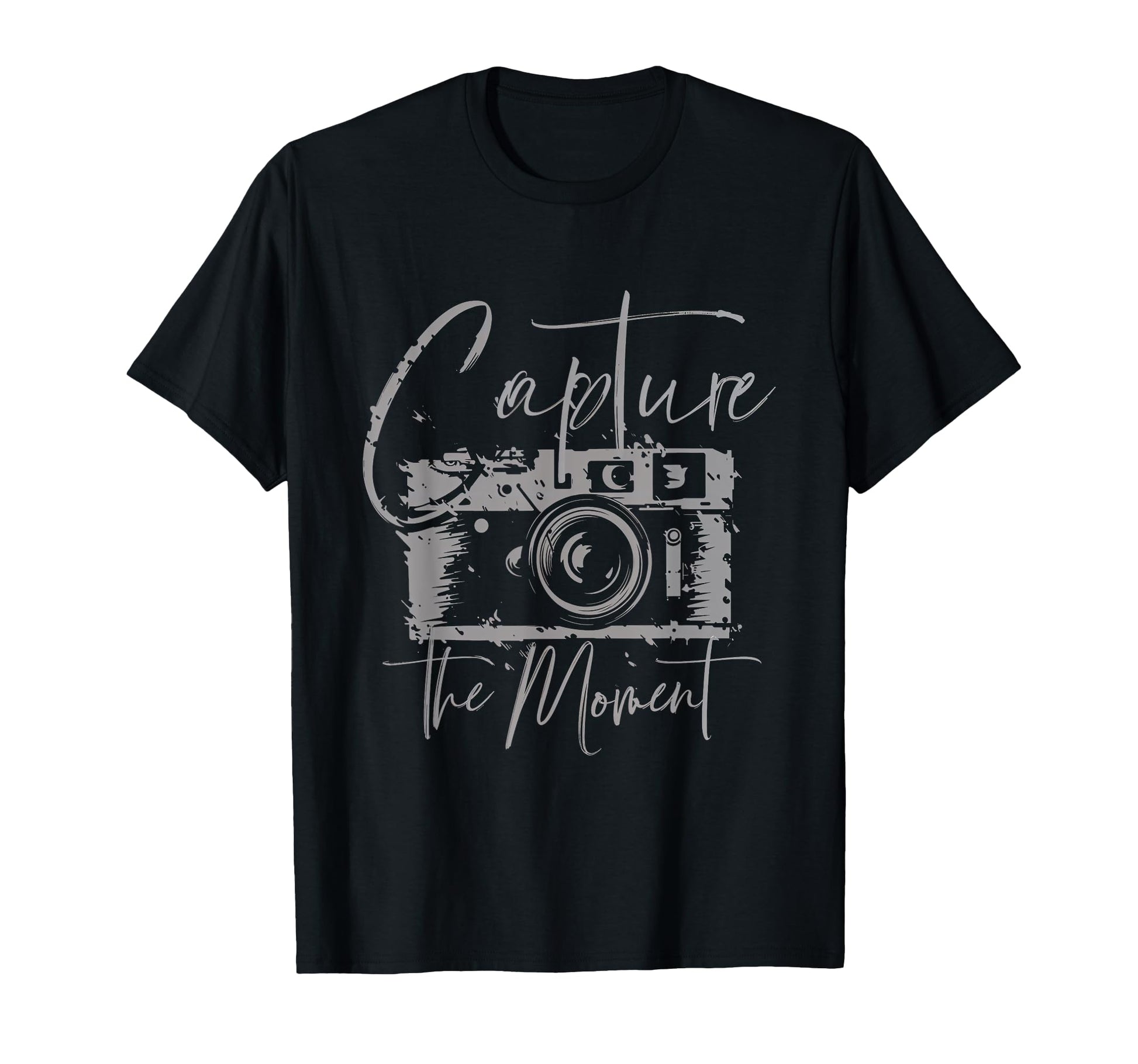Capture Moment Photography Camera T-Shirt - Aesthetic Graphic Men Women - T-Shirt, Sweatshirt, Hoodie