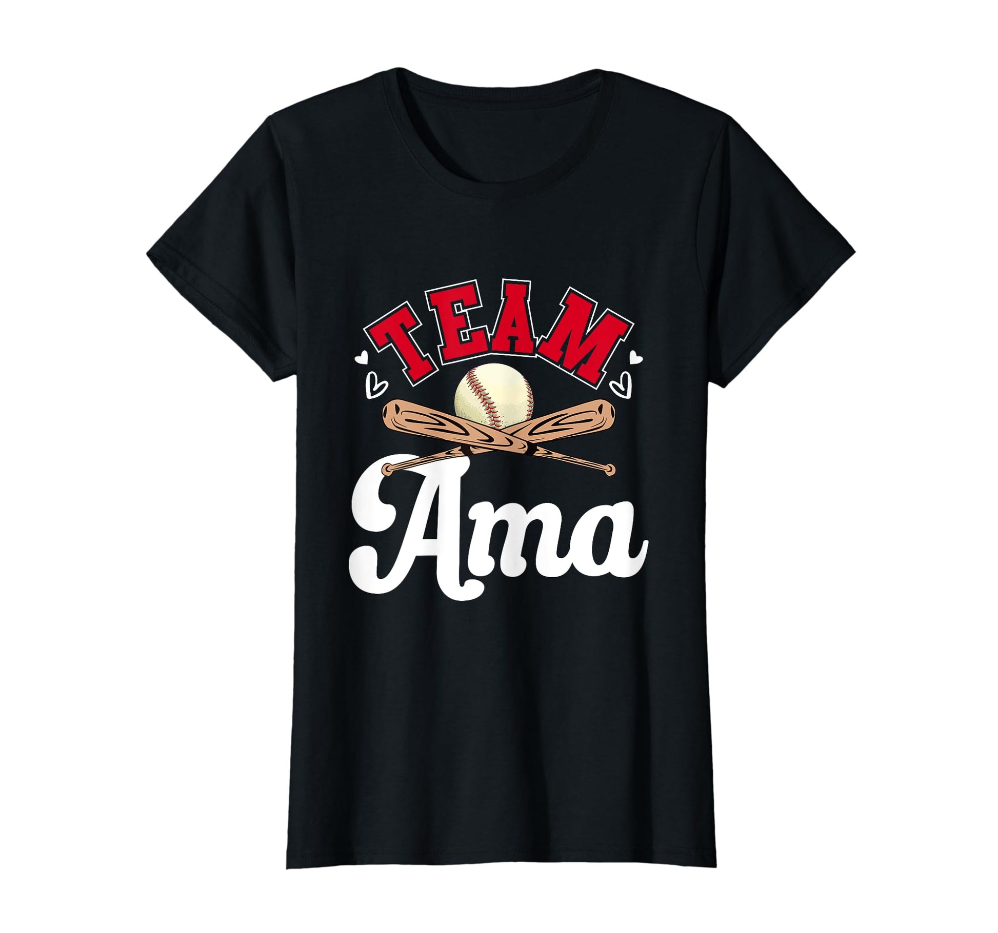 Team Ama Mothers Day Baseball Softball T-Shirt - Trendy Graphic for Adults - T-Shirt, Sweatshirt, Hoodie