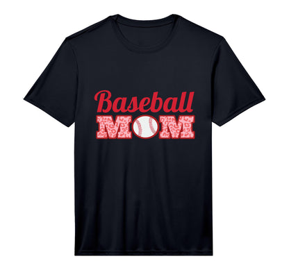 Mens Baseball Mom Funny Mother Fans T-Shirt - Minimalist Print Unisex - T-Shirt, Sweatshirt, Hoodie