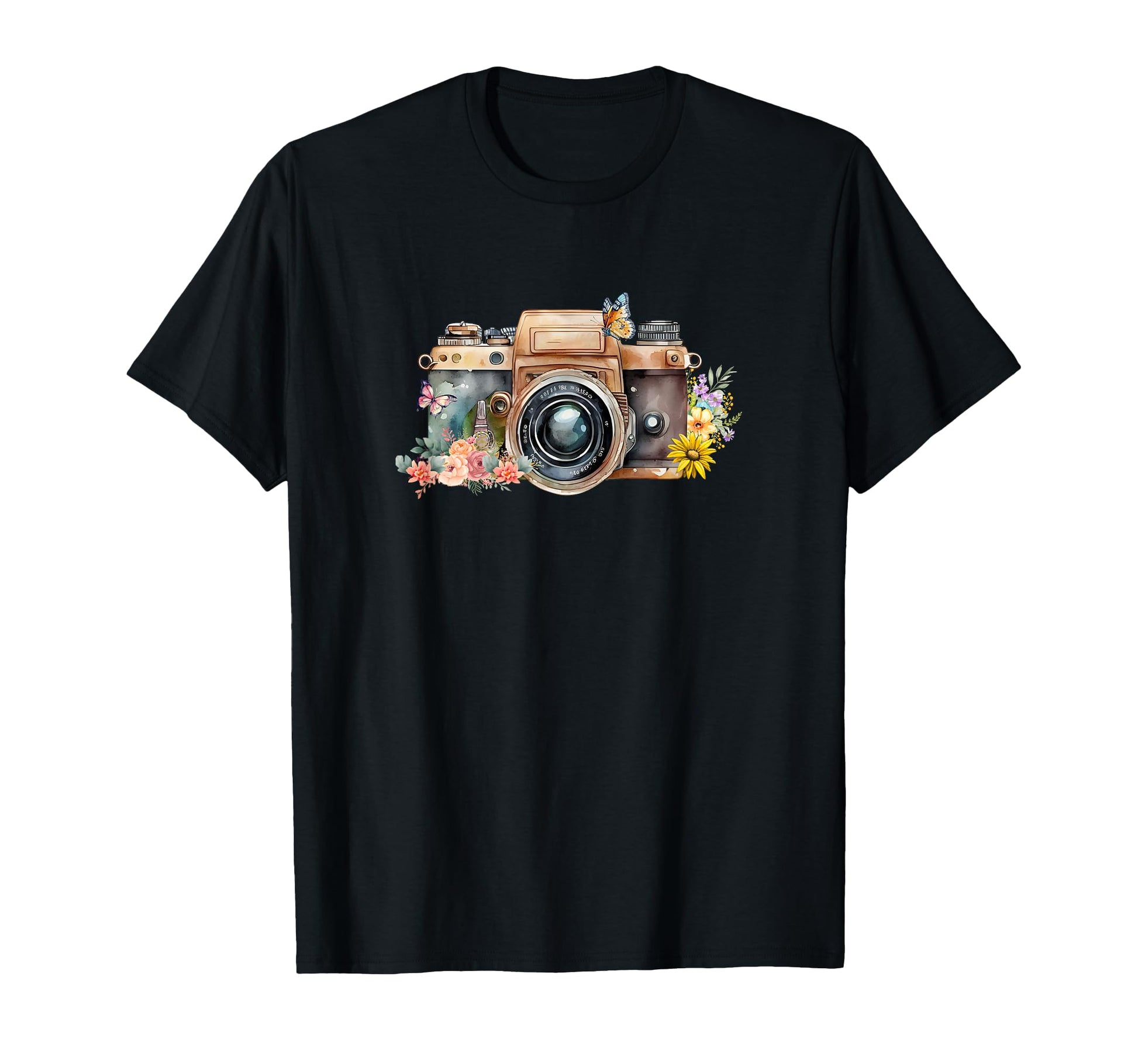 Camera T-Shirt - Unique Graphic for Adults - T-Shirt, Sweatshirt, Hoodie