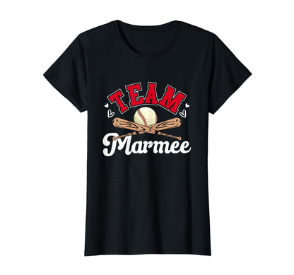 Team Marmee Mothers Day Baseball T-Shirt - Minimalist Print Unisex - T-Shirt, Sweatshirt, Hoodie