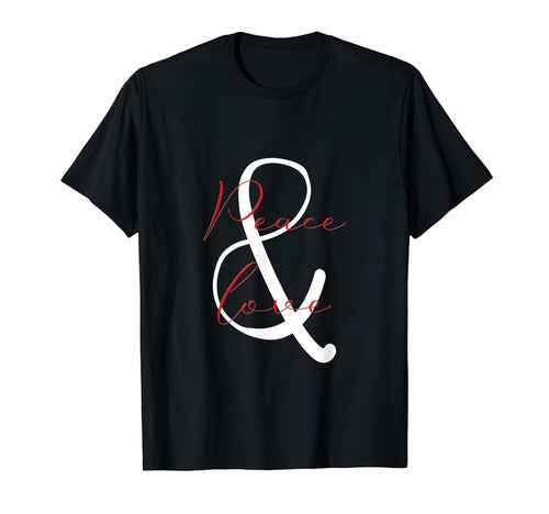 Peace And Love T-Shirt - Graphic Print Men Women - T-Shirt, Sweatshirt, Hoodie