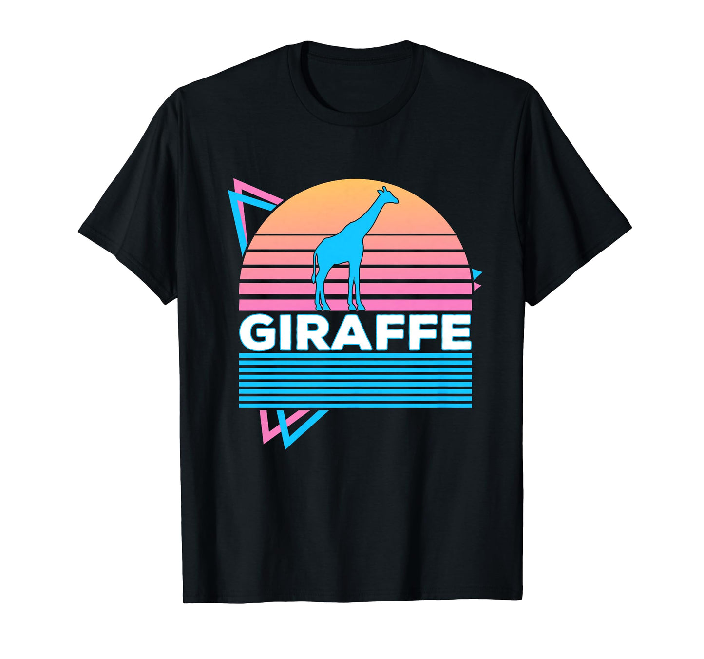 Giraffe Vaporwave Aesthetic T-Shirt - Graphic Print Men Women - T-Shirt, Sweatshirt, Hoodie