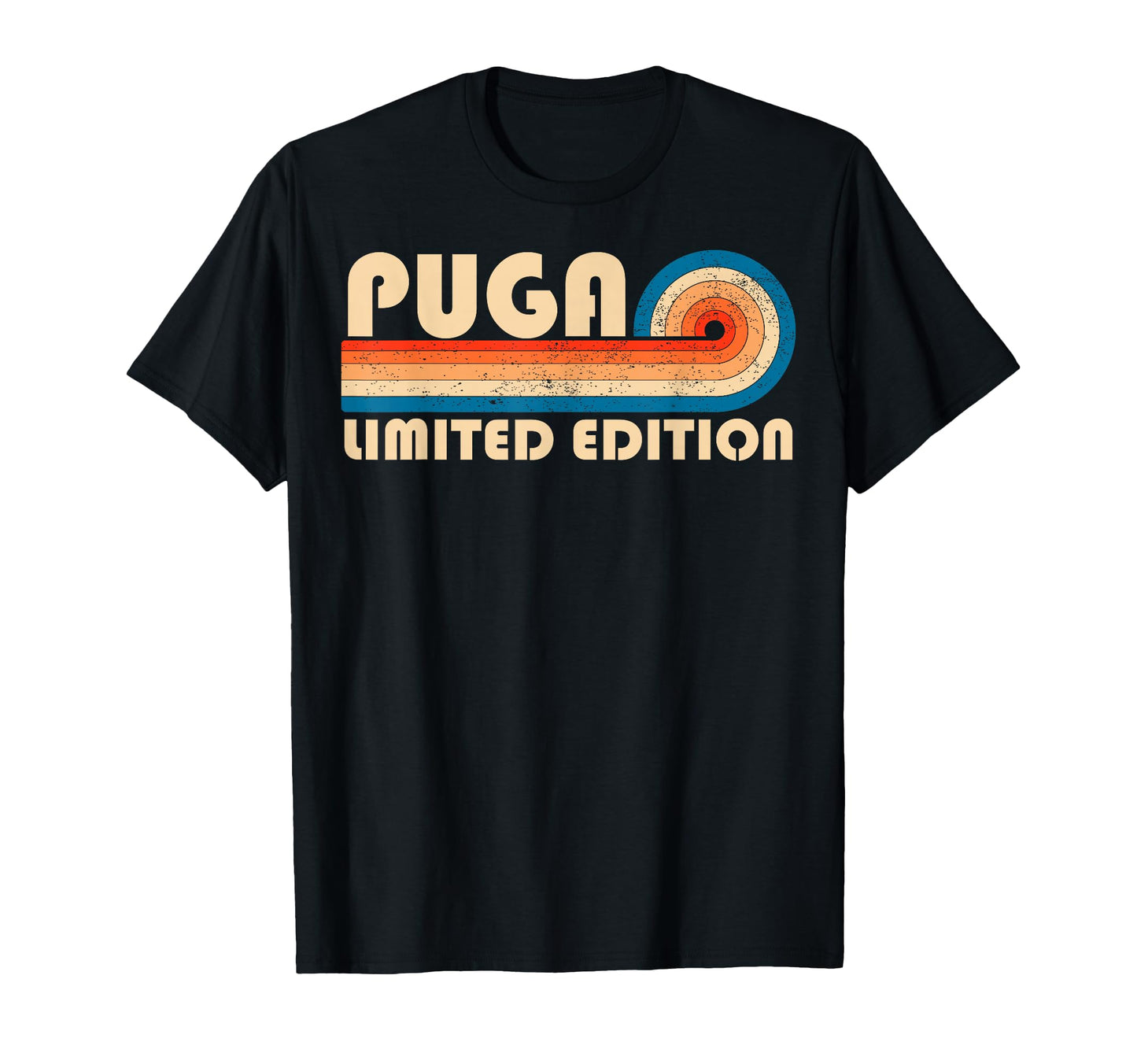 Puga 70S 80S Sunset Stripe T-Shirt - Fun Novelty Design Unisex - T-Shirt, Sweatshirt, Hoodie