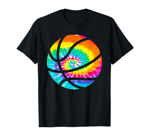 Basketball Tie Dye Rainbow Trippy Hippie T-Shirt - Aesthetic Graphic Unisex - T-Shirt, Sweatshirt, Hoodie