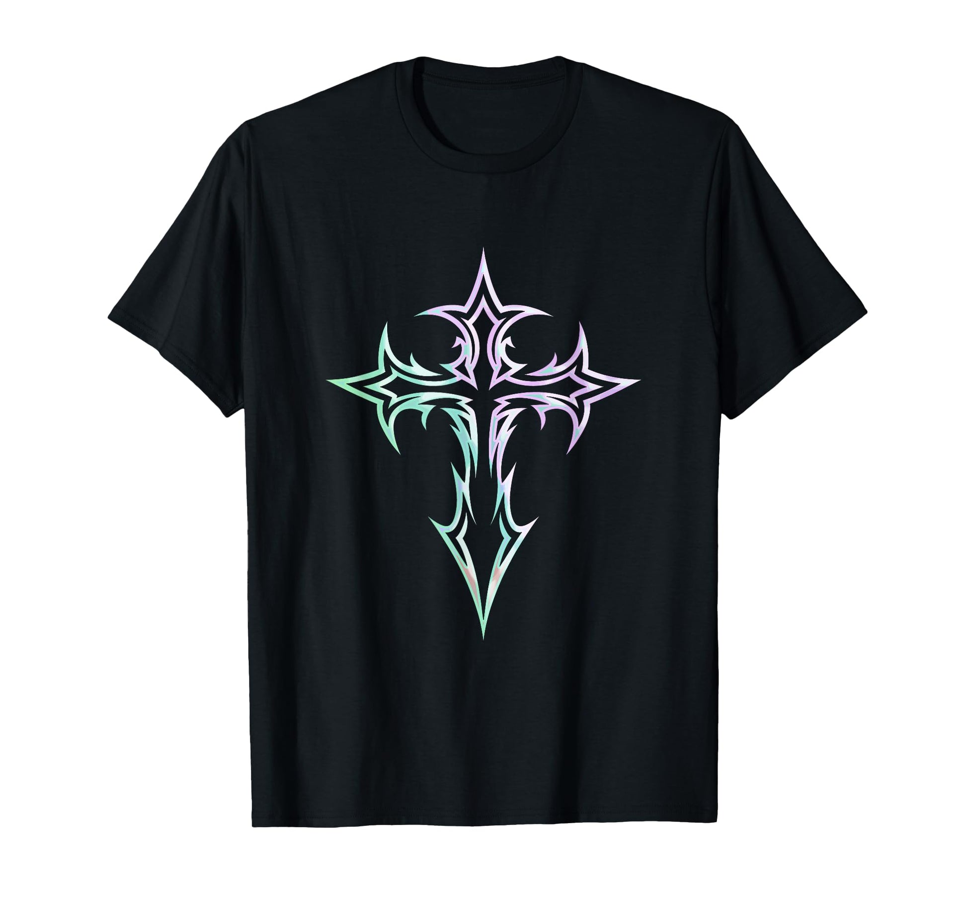 Gothic Cross Y2K Alt Aesthetic T-Shirt - Unique Graphic for Adults - T-Shirt, Sweatshirt, Hoodie