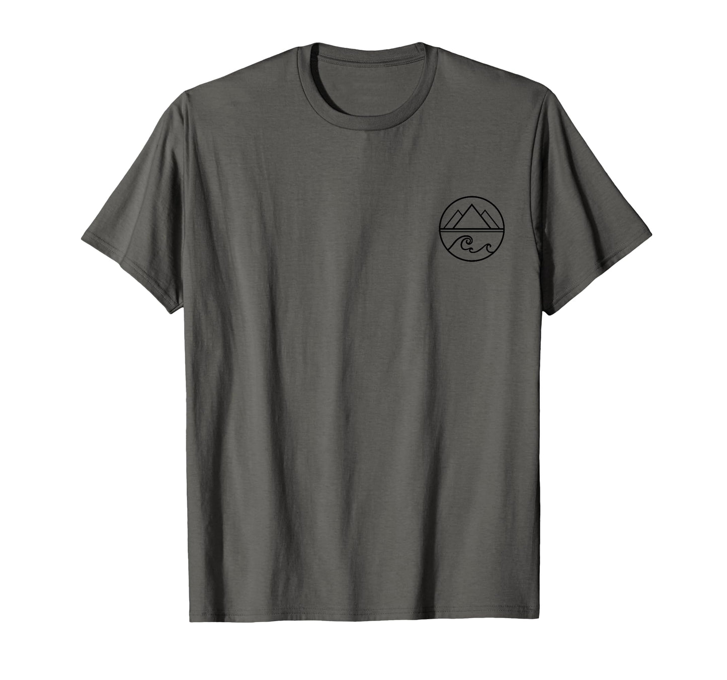 Mountains Waves Nature Outdoor Surf T-Shirt - Custom Art Print Men Women - T-Shirt, Sweatshirt, Hoodie