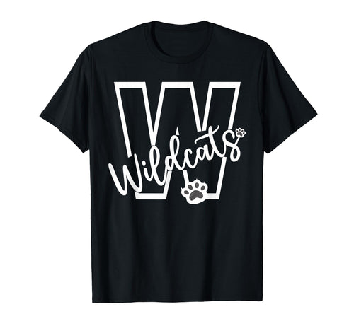 Wildcats School Sports Fan Team Spirit T-Shirt - Minimalist Print Unisex - T-Shirt, Sweatshirt, Hoodie