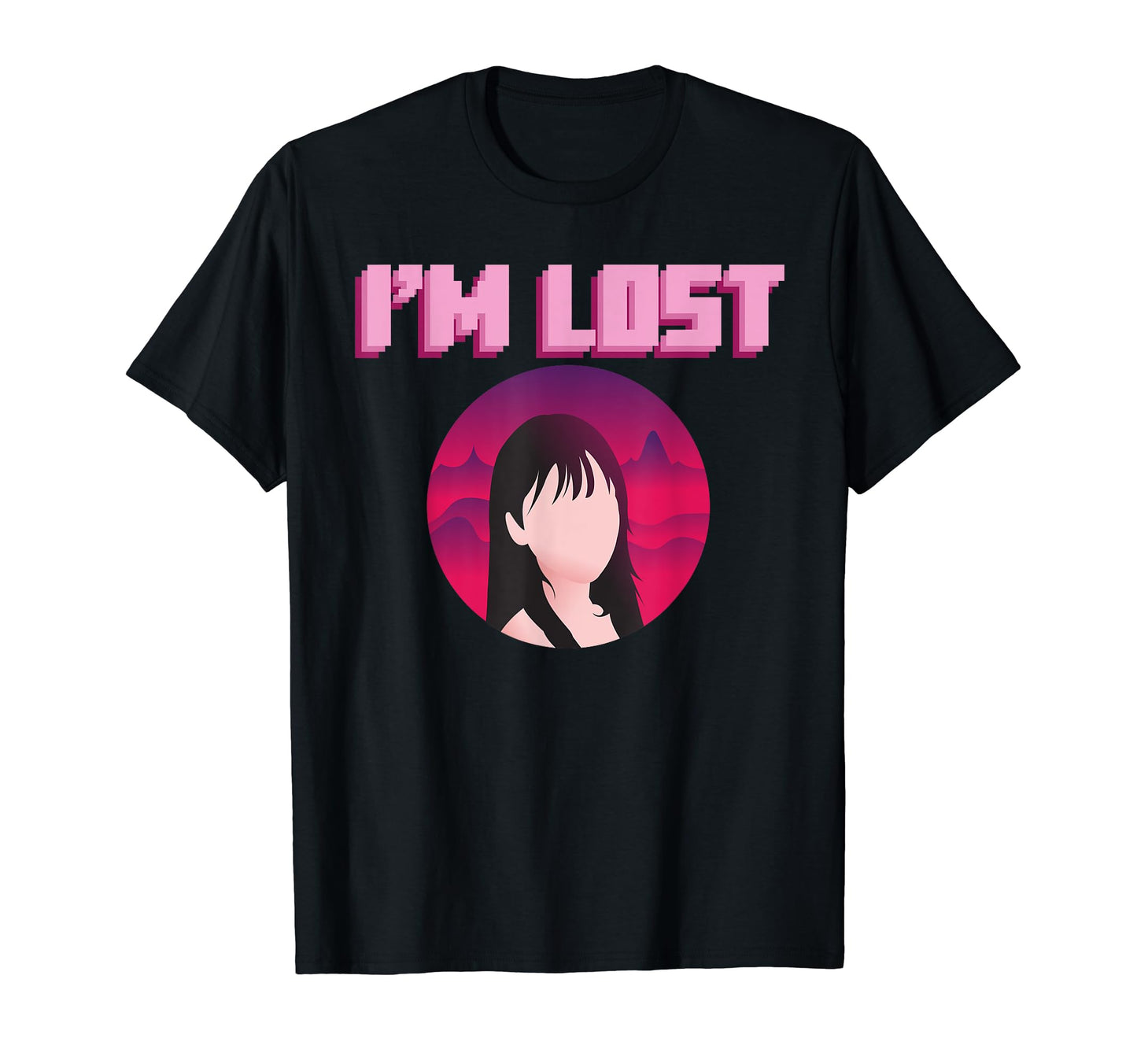 Im Lost Aesthetic Vaporwave T-Shirt - Minimalist Print Unisex - T-Shirt, Sweatshirt, Hoodie