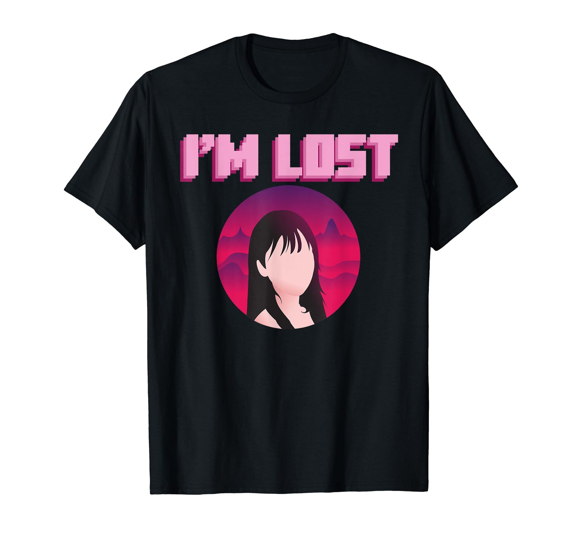 Im Lost Aesthetic Vaporwave T-Shirt - Minimalist Print Unisex - T-Shirt, Sweatshirt, Hoodie
