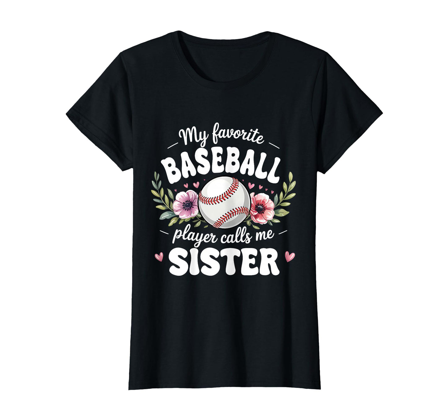 Womens My Favorite Baseball Player T-Shirt - Graphic Print for Adults - T-Shirt, Sweatshirt, Hoodie