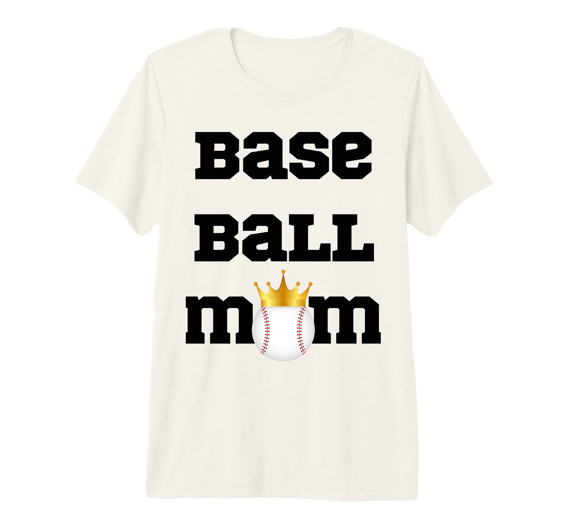 Baseball Mom Sports Mother Funny Sport Fun T-Shirt - Graphic Print Unisex - T-Shirt, Sweatshirt, Hoodie
